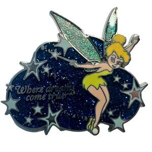 Disney Trading Pin, Tinker Bell “Where Dreams Come True” Exclusive Pixie Dust